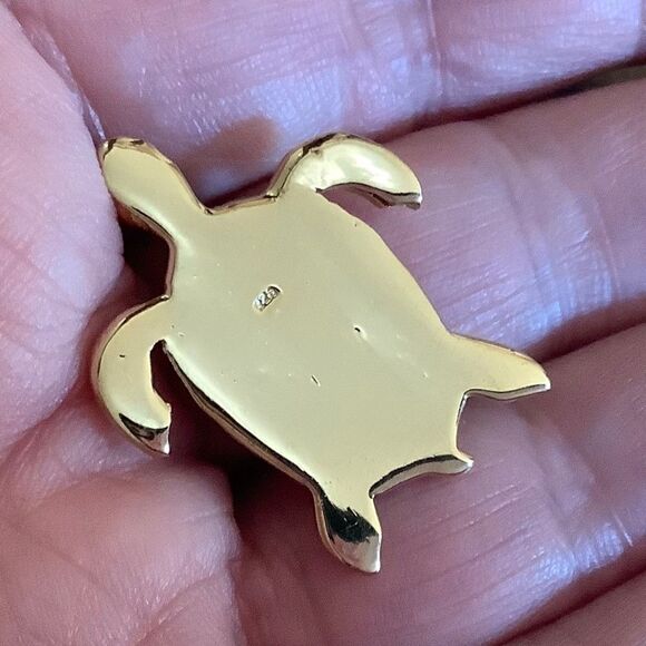 Sterling Silver Gold Plated Opal Tortoise Pen - NEW! 🔥🐢 - Picture 5 of 8